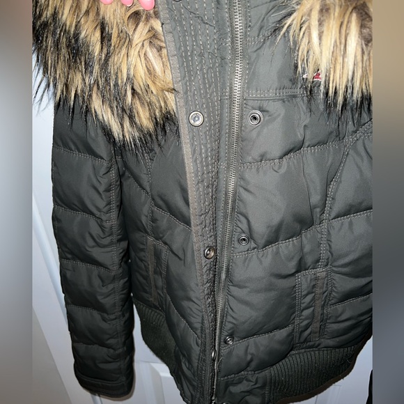Hollister Faux Fur Lined Jacket - Picture 2 of 6